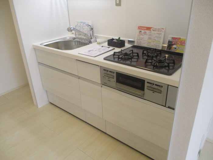 D-room F.京町のキッチン|使いやすいキッチンです