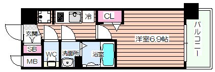 【間取り】 | アドバンス大阪ベイココナ