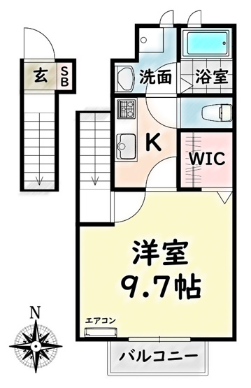 【間取り】 | アスピリアマーム【名古屋市賃貸・システムキッチン】