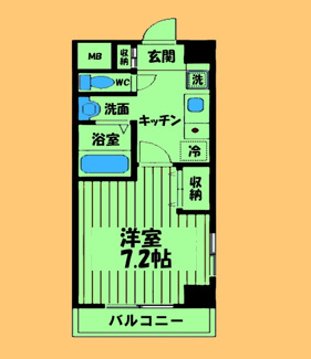 【間取り】 | Ｋ－ＷＥＳＴ（ケーウエスト） | 間取り図：反転タイプ