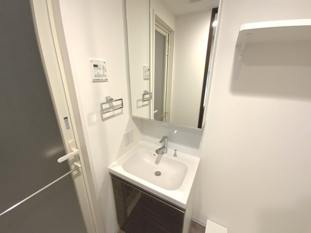 プラシア蒲田 ＴＨＥ ＧＲＡＮＤ ＲＥＳＩＤＥＮＣＥの洗面所|ゆったりとスペースのある洗面所