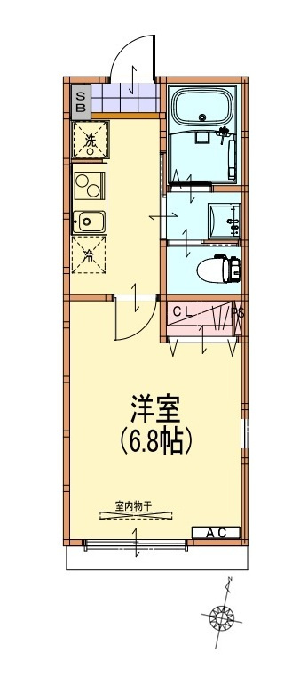 ルメール秋津の間取り