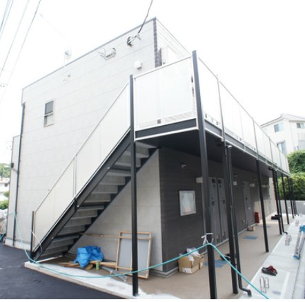 川崎市麻生区黒川のアパートの外観