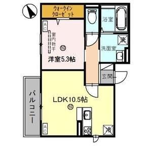 【間取り】 | セレッソ | お部屋の間取り図です