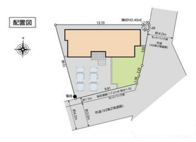 【区画図】 | 加須市久下5丁目　中古戸建