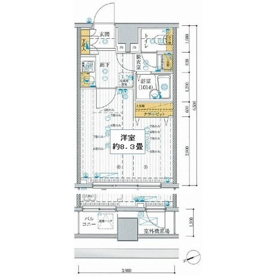 【間取り】 | プレール・ドゥーク早稲田Ⅲ 
