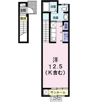 【間取り】 | エスエス　メゾン　Ａ棟