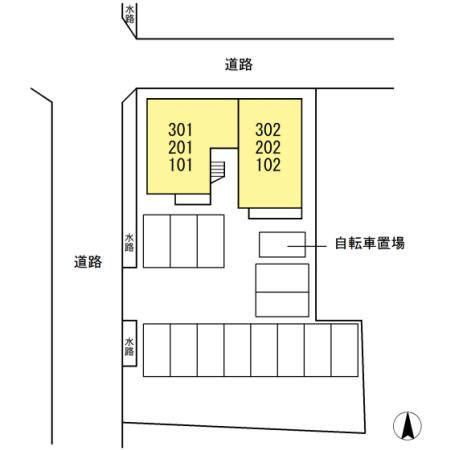 Ｐｉｓａｒａの区画図