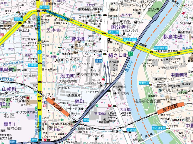 【地図】 | ブランシエスタ天満