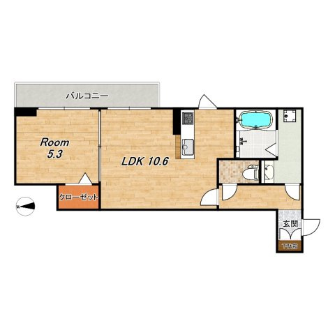 D-ROOM桂川の間取り