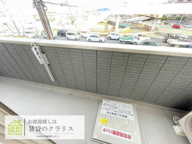D-ROOM桂川のバルコニー