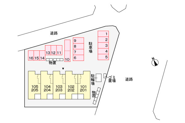 アドヴァンス　東森田の区画図