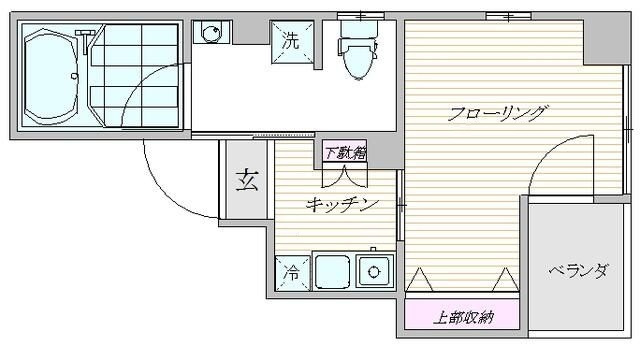イクス・デュールの間取り|間取りです。
