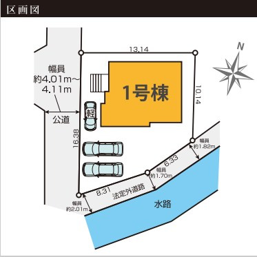 仲介手数料無料　KEIAI TERRACE所沢市小手指南9期・新築全1棟の区画図