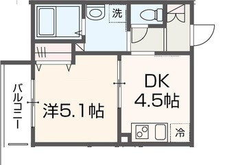 MELDIA西所沢Ⅱの間取り