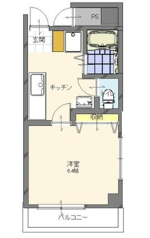 ラビエール常磐の間取り