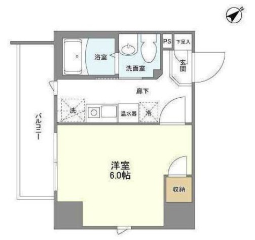 アクシーズグランデ浦和東仲町Ｓの間取り