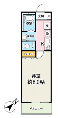 エスポワール・K岩槻の間取り