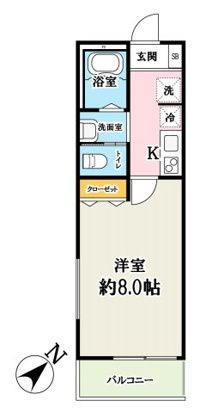 エスポワール・K岩槻の間取り