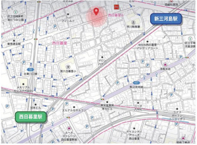 【地図】 | 荒川区西日暮里6丁目　古屋つき土地