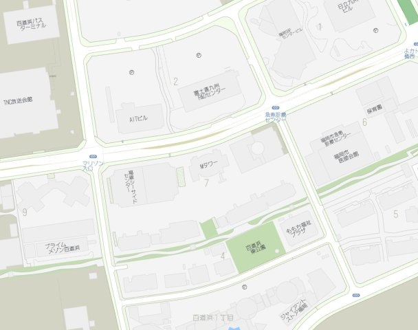 Mタワー、10Fの地図