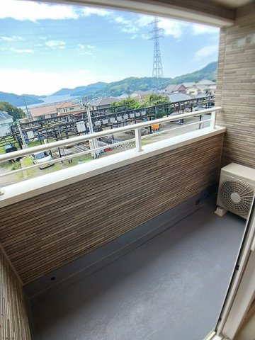 レジレンスパークⅤのバルコニー