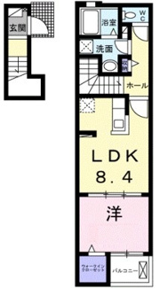 【間取り】 | サンエレガントＢ | 間取りです。