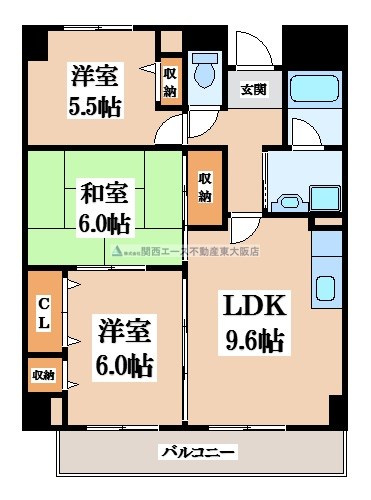 【間取り】 | アムール新石切