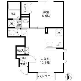 【間取り】 | エスポワールM(エスポワールエム)