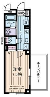 【間取り】 | コーポＴＯ | 間取りです。