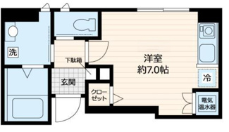 【間取り】 | あざみビル | 間取りです。