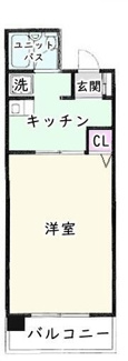 【間取り】 | 佐竹コーポ | 間取りです。