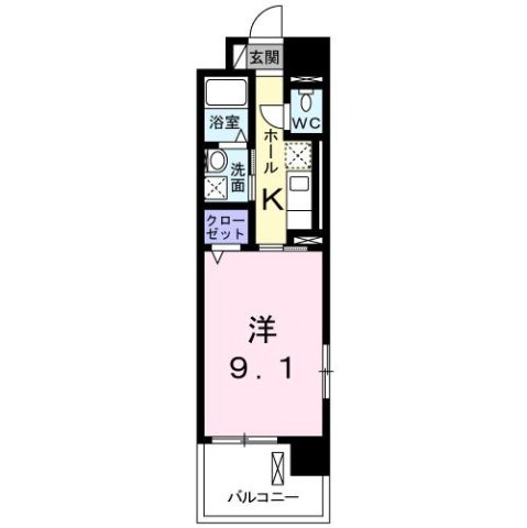 メルベージュの間取り