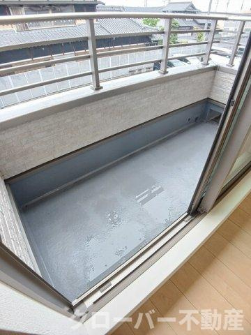 プラシード坂本Ａのバルコニー