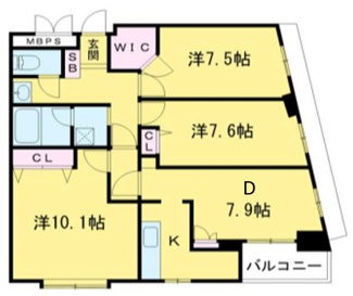 【間取り】 | エスペロー平和台