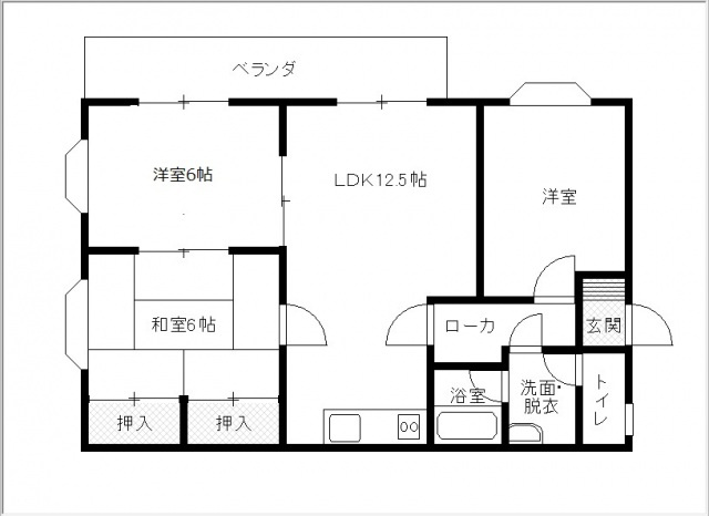 エンゼルコーポの間取り