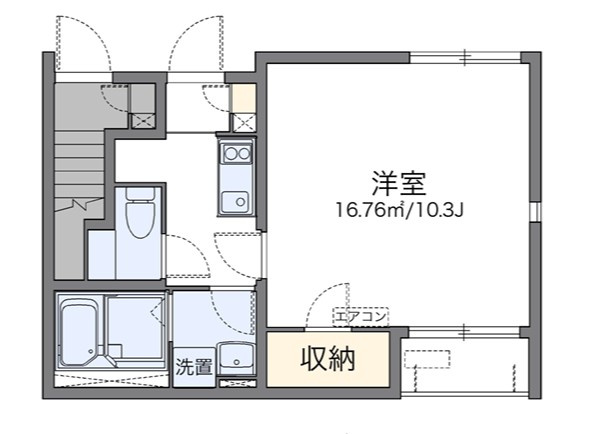 レオネクストサティⅡの間取り