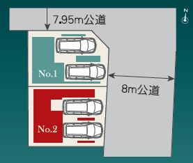 【外観パース】 | 名古屋市千種区若水3丁目14-4【仲介手数料無料】新築一戸建て　2号棟