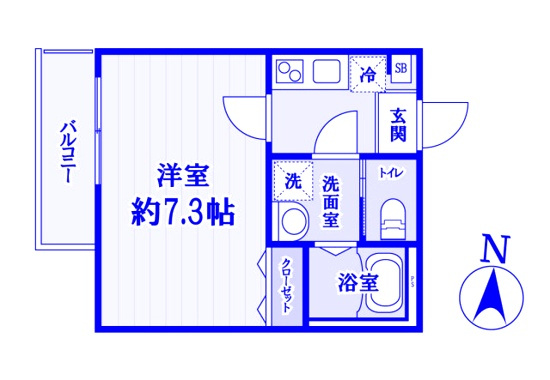 ベルデタンテ大宮公園の間取り