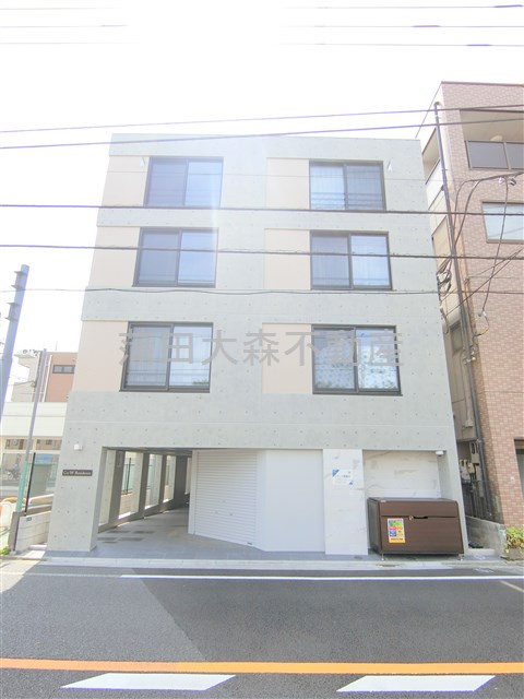 Co-W Residenceの外観|2025年2月築　RC鉄筋コンクリート造地上4階建て総戸数14戸インターネット無料
東京都大田区鵜の木2丁目　東急多摩川線鵜の木駅近最寄り徒歩2分