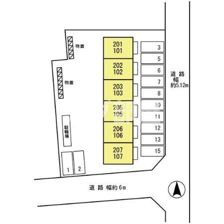Heights　Pureの区画図
