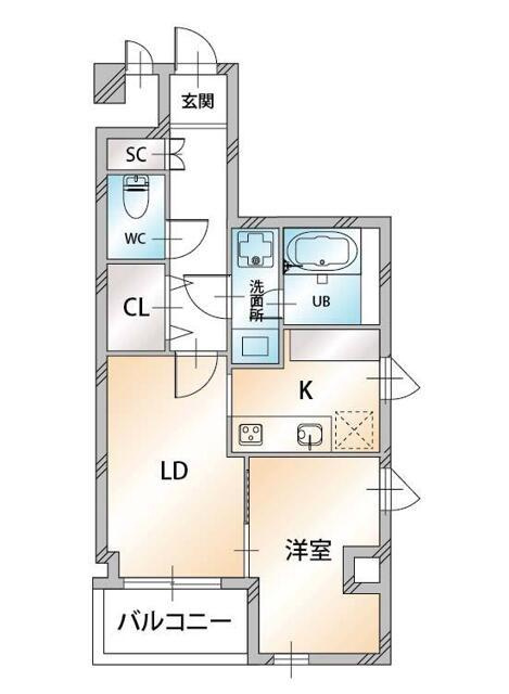 ＫＤＸレジデンス天王町の間取り