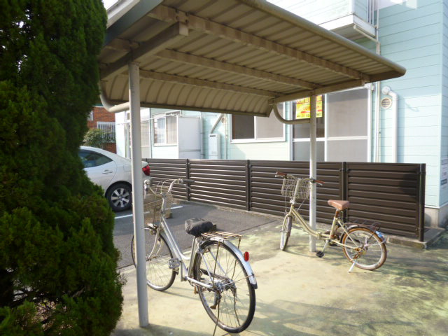 倉敷市林のアパートのその他共用部分|駐輪場