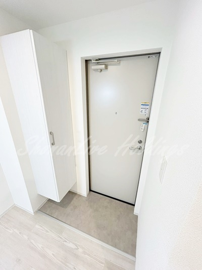 大和市大和南２丁目のアパートの玄関|同施工物件