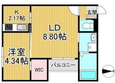 BRAVE BASE 久留米東の間取り