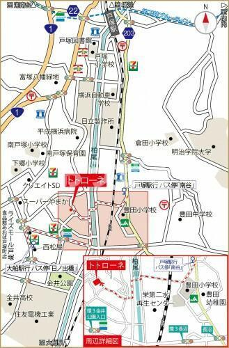 トトローネの地図