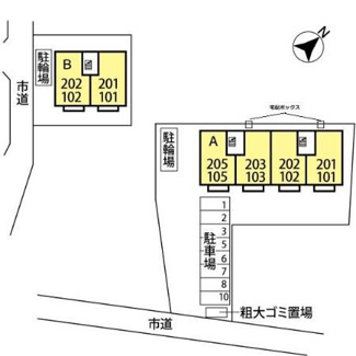 【区画図】 | ナチュラルハウス　Ａ