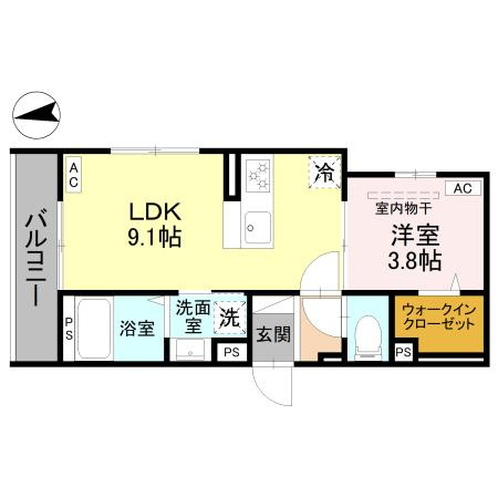 【間取り】 | D-Sereno大和田N