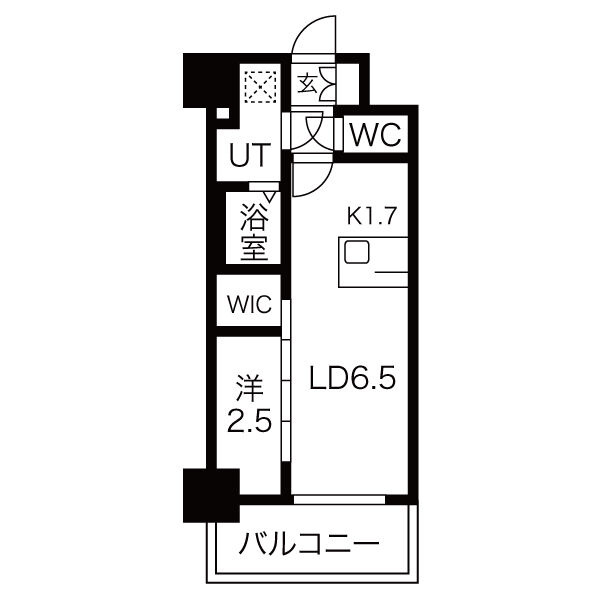 メイクスWアート金山ウエストの間取り