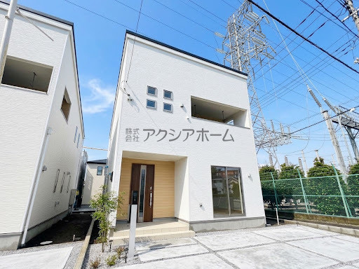 入間市大字下藤沢・全13棟　新築一戸建　9号棟の居間・リビング|LDK15帖（家具はCG画像での表示になります）